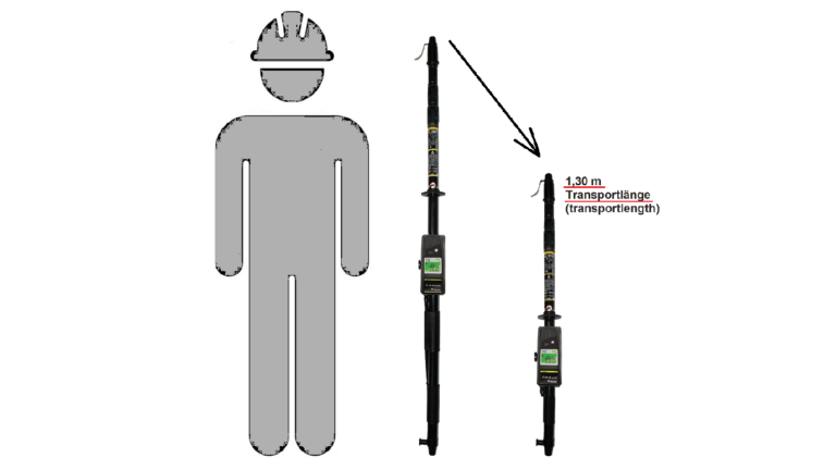 Kleinster Teleskop-Spannungsprüfer